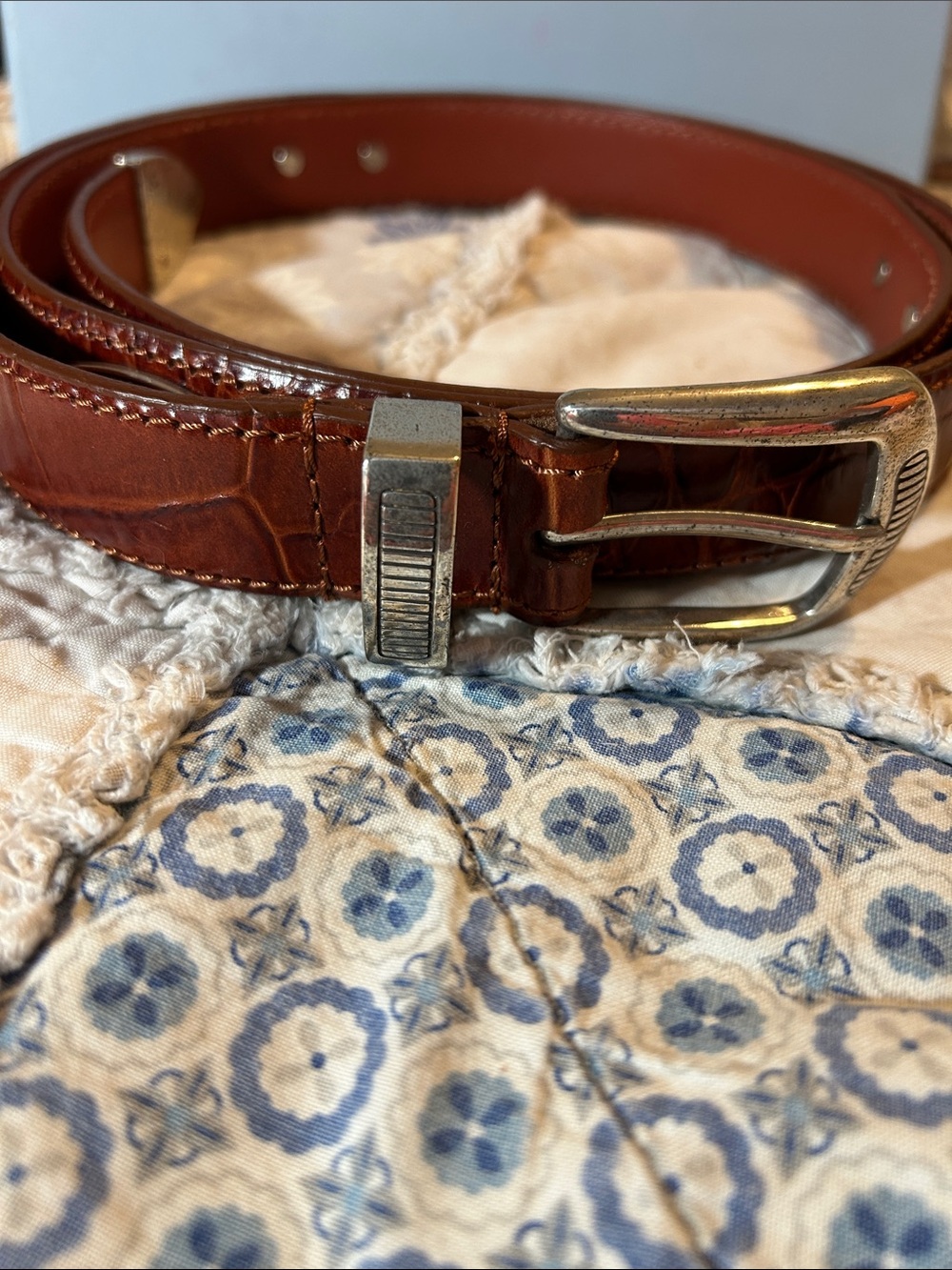 Classic Brown Leather Belt